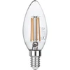 4W LED lemputė, skaidri, E14, 2700K, 3vnt.