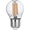 4W LED lemputė, skaidri, E27, 2700K
