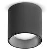 4W LED lubinis šviestuvas NITRO, juodas, 2700K, dimeriuojamas, 342795