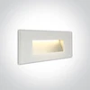 4W LED sieninis šviestuvas, baltas, 3000K, 68076A/W/W