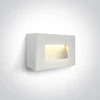 4W LED sieninis šviestuvas, baltas, 3000K, 67076/W/W