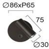 4W LED sieninis šviestuvas TARA, juodas, 3000K, dimeriuojamas, pakreipiamas, 4319601