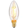 4W retro stiliaus LED lemputė ITALUX B35, 2200K, E14, skaidriu stiklu