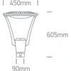 50W LED gatvės šviestuvas, antracito sp., 4000K, IP65, 70105/AN/C