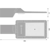 50W LED gatvės šviestuvas URBANLITE M, pilkas, 6500K, 155° x 90°