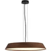 50W LED pakabinamas šviestuvas CORA, medžio/juodos sp., 2700/3000K, C4015070WAL