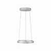 50W LED pakabinamas šviestuvas E-LOOP, aliuminio sp., 2700-5000K, dimeriuojamas, 50cm, reguliuojamo aukščio