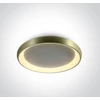 Lubinis šviestuvas 50W LED paviršinis šviestuvas, matinės žalvario sp., 3000K, IP20, 62144N/BBS/W