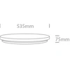 Lubinis šviestuvas 50W LED plafonas, baltas, 3000/4000/5000K, 62026D/V