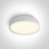 Lubinis šviestuvas 50W LED plafonas, baltas, 3000K, 62150D/W/W