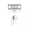 50W LED pramoninis šviestuvas MULTILUXO, juodas, 4000K, IP65