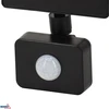 50W LED prožektorius su judesio davikliu KASTEL, juodas, 4000K, IP65, 120°