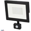 50W LED prožektorius su judesio davikliu KASTEL, juodas, 6000K, IP65