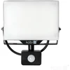 50W LED prožektorius su judesio davikliu DELYO MHNC, juodas, 6000K, IP54