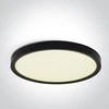 Lubinis šviestuvas 50W LED vidaus plafonas, apvalus, juodas, 2800/3200/4000K, 62006D/B/V