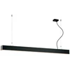 51W LED linijinis pakabinamas šviestuvas STATION ULTRA, juodas, 3000K, 198cm, dimeriuojamas, 3911-00198-3-B-D1