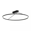 51W LED lubinis šviestuvas, juodas, 3000K, dimeriuojamas, 78cm, 2563