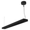54/48/43/34W LED linijinis šviestuvas LINEAR INDIVILED DIRECT/INDIRECT 1200, juodas, 3000K, su judesio/šviesos davikliu, DALI2