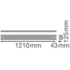 54W LED linijinis šviestuvas LINEAR INDIVILED DIRECT/INDIRECT, baltas, 3000K, DALI, 120cm