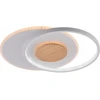 Lubinis šviestuvas 54W LED paviršinis šviestuvas, baltos/medžio sp., 3000K-6000K, dimeriuojamas