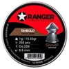 5.5 mm RANGER Diabolo Klasikinės su grioveliais, smailus galiukas, 250 vnt., 1.00 g