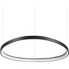 Ideal Lux 55W LED pakabinamas šviestuvas GEMINI, juodas, 3000K, dimeriuojamas, 304724