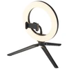 5,5W LED stalo šviestuvas LINEAR USB, juodas, 3000/4000K, dimeriuojamas, su baterija