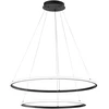 56W LED pakabinamas šviestuvas AXIS, juodas, CCT