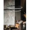 56W LED pakabinamas šviestuvas VERDI, juodas, 90cm, 3000K, 4224300