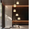 57W LED pakabinamas šviestuvas LUXE, žalvario/gintaro sp., 3000K, 4346500