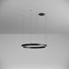 57W LED paviršinis/pakabinamas šviestuvas XAMBIT, juodas, 3000K, 90cm