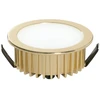 5,8W LED įleidžiamas šviestuvas FUSION, aukso sp., 4000K