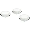 5,8W LED įleidžiamas šviestuvas FUSION, baltas, 4000K, 3vnt.