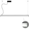 58W LED linijinis pakabinamas šviestuvas TUBE, juodas, 4000K, 1800mm, 3919-00180-4-B-N