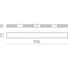 58W LED linijinis šviestuvas - modulis INVISIBLE, juodas, 3000K, šviestuvus galima jungti tarpusavyje, C3980000N