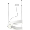 58W LED pakabinamas šviestuvas SEMI, baltas, 4000K, PUSH, 1500mm, 3918-0015-4-W-D4
