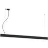 Pakabinamas šviestuvas 59W LED pakabinamas linijinis šviestuvas SASA, juodas, 3000K, DALI, 2260mm, 3917-00226-3-B-P-D3