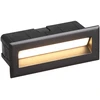 5W LED įleidžiamas fasado šviestuvas ERBA 4K, juodas, 4000K