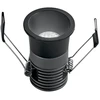 5W LED įleidžiamas šviestuvas DOT, juodas, CCT