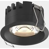 5W LED įleidžiamas šviestuvas SHORT, juodas, 3000/4000K, IP40, E4018070N