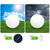 5W LED įsmeigiamas šviestuvas su saulės baterija GARDEN BALL, baltas, 3000K/RGB