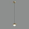 5W LED pakabinamas šviestuvas CUSTO, aukso/baltos sp., 2700/3000K, C3818172O