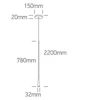 5W LED pakabinamas šviestuvas, juodas, 3000K, 63076A/B/W