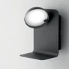 5W LED sieninis šviestuvas BOING, juodas