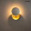 5W LED sieninis šviestuvas ECLISE, aukso/baltos sp., 3000K