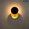 5W LED sieninis šviestuvas ECLISE, aukso/juodos sp., 3000K