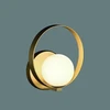 5W LED sieninis šviestuvas HALO, aukso/baltos sp., 2700/3000K, dimeriuojamas, A3815170ODP
