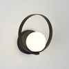 5W LED sieninis šviestuvas HALO, juodos/baltos sp., 2700/3000K, dimeriuojamas, A3815170NDP