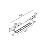 5W LED šviestuvas COMFORT OUT 100 į magnetinę sistemą PICO_LINE, juodas, 3000K, 30°, dimeriuojamas