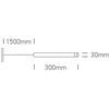 5W LED šviestuvas į magnetines sistemas MINI/MIDI/MAXI/P&P, juodas, 3000/3500/4000K, 48V, 38°, 42130A/B/V